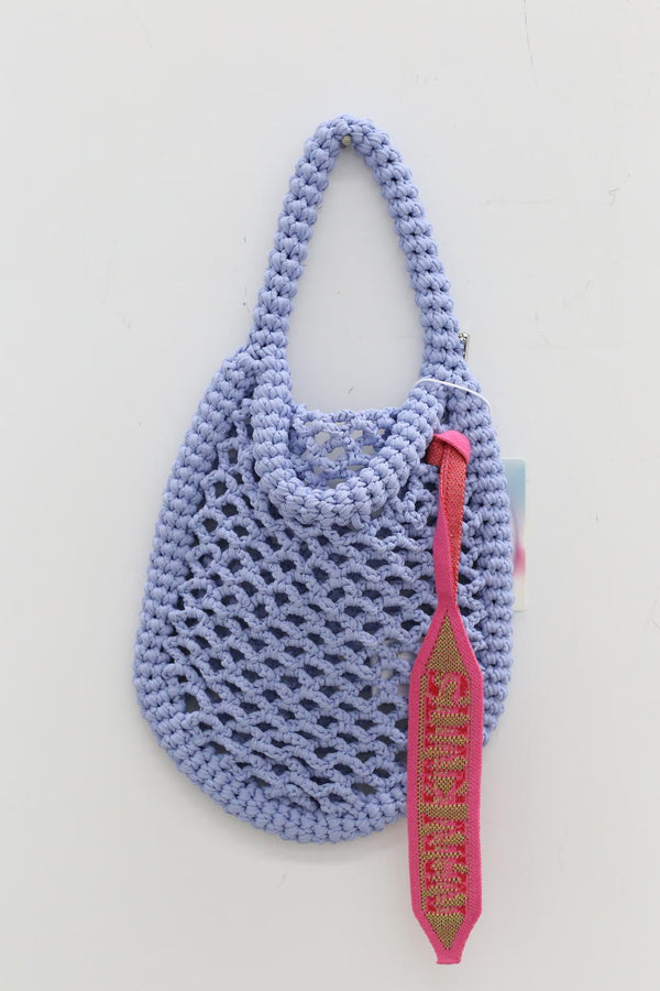 NAN KNITS hand hook fish net handbag 22051816